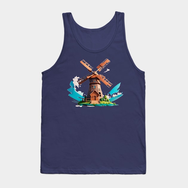 Windmill Tank Top by M.V.design